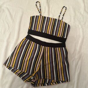 ZARA colorful stripped set